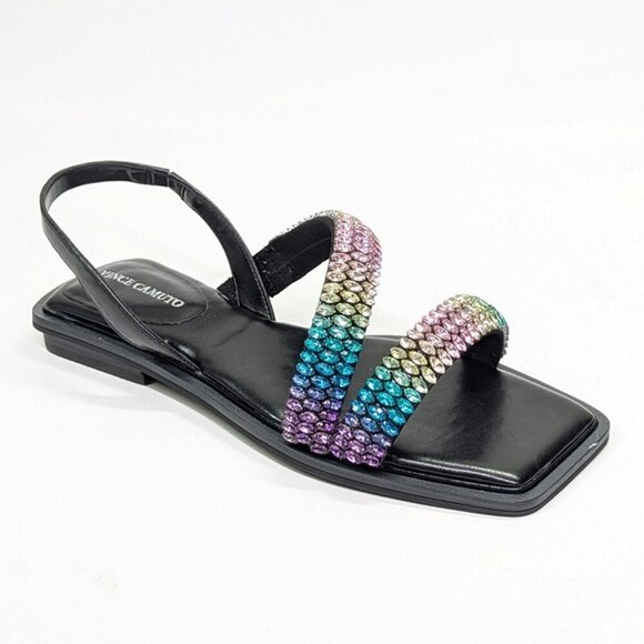 Vince Camuto Women's Prizza Crystal Embellished Sandals Size 7 (MSRP $129) - Picture 2 of 9